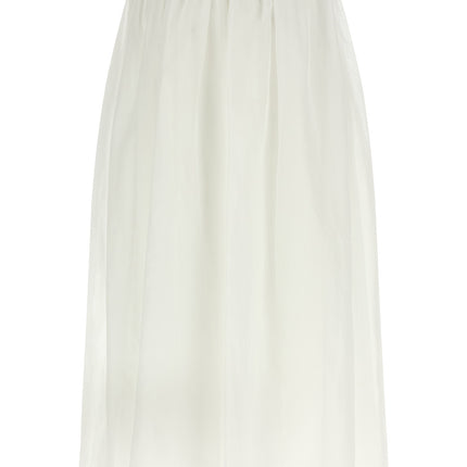 Brunello Cucinelli White Cotton Mini Skirt