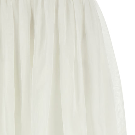 Brunello Cucinelli White Cotton Mini Skirt