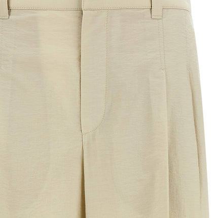 Brunello Cucinelli White Cotton Dress Pants