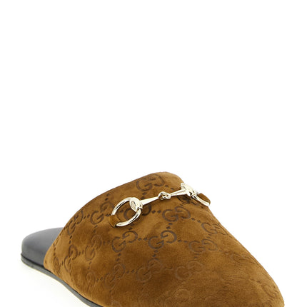 Gucci Brown Calfskin Mules