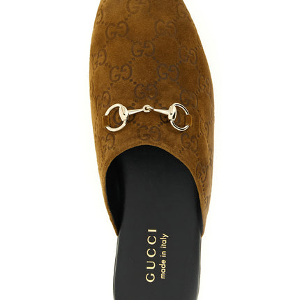 Gucci Brown Calfskin Mules