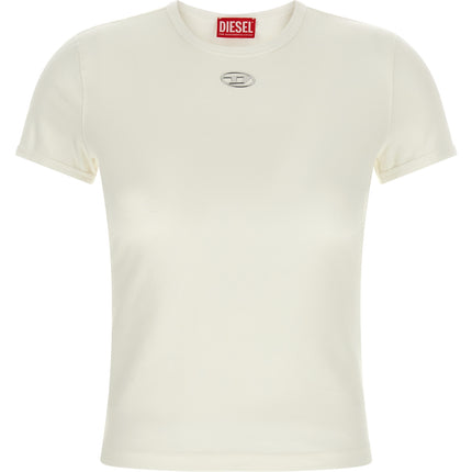 Diesel White Cotton T-Shirt
