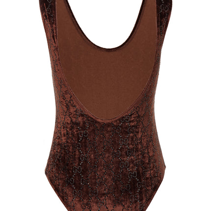 Gucci Brown Polyamide Bodysuit