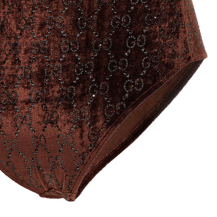 Gucci Brown Polyamide Bodysuit