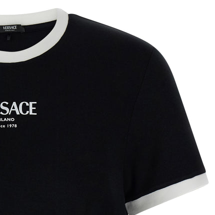 Versace Bicolor Viscose T-Shirt