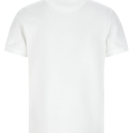 Balmain Bicolor Cotton Polo Shirt