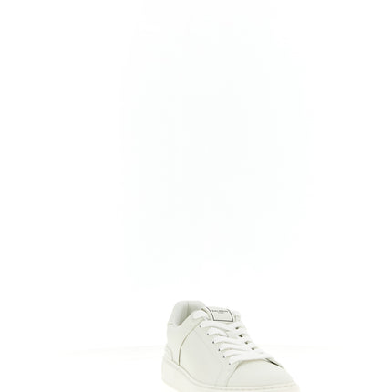Balmain White Calfskin Sneakers