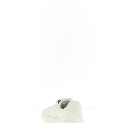 Balmain White Calfskin Sneakers