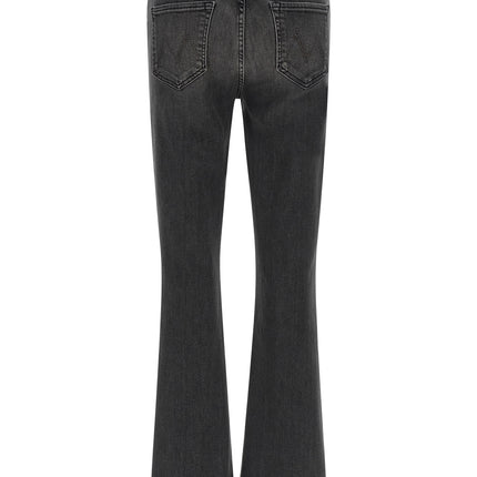 Mother Denim Gray Cotton Flared Jeans
