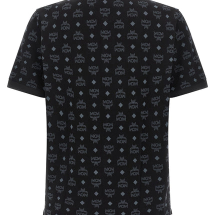 MCM Black Cotton Polo Shirt
