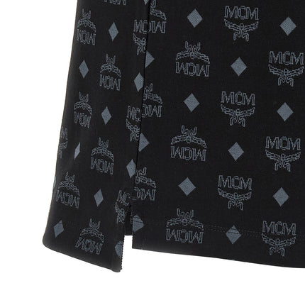 MCM Black Cotton Polo Shirt