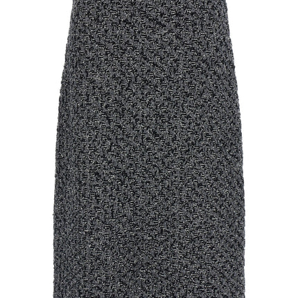 Fabiana Filippi Blue Cotton Midi Skirt