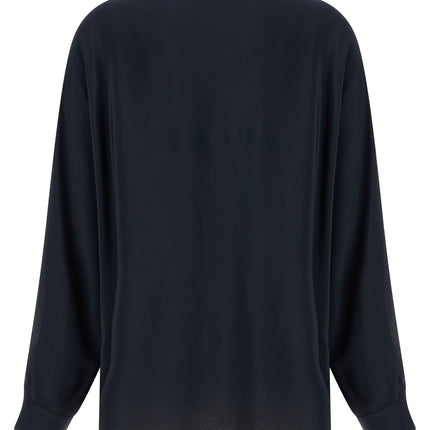 Fabiana Filippi Blue Acetate Blouse