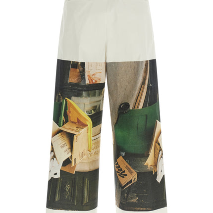 Issey Miyake White Polyamide Casual Pants