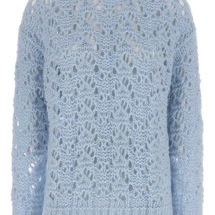 Fabiana Filippi Blue Virgin Wool Cardigan