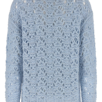 Fabiana Filippi Blue Virgin Wool Cardigan