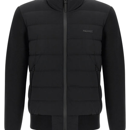 Mackage Blue Nylon Cardigan