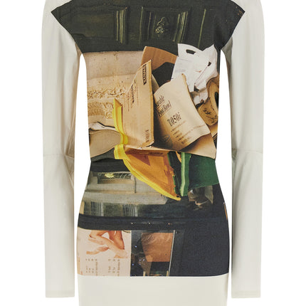 Issey Miyake White Polyamide Cardigan