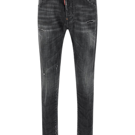 Dsquared² Black Cotton Jeans Denim