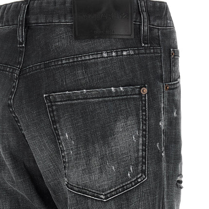 Dsquared² Black Cotton Jeans Denim
