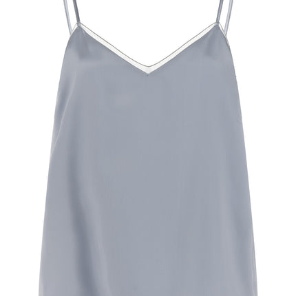Fabiana Filippi Blue Viscose Tank Tops