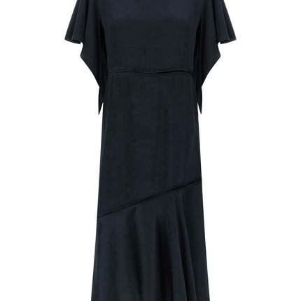 Fabiana Filippi Blue Viscose Midi Dress