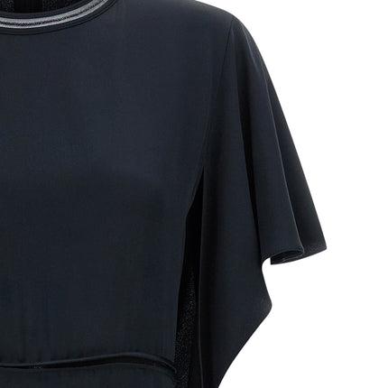 Fabiana Filippi Blue Viscose Midi Dress