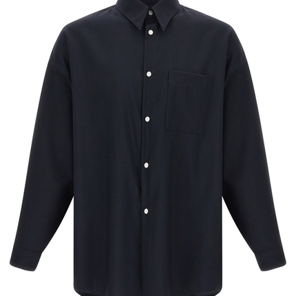 Marni Blue Virgin Wool Blouse