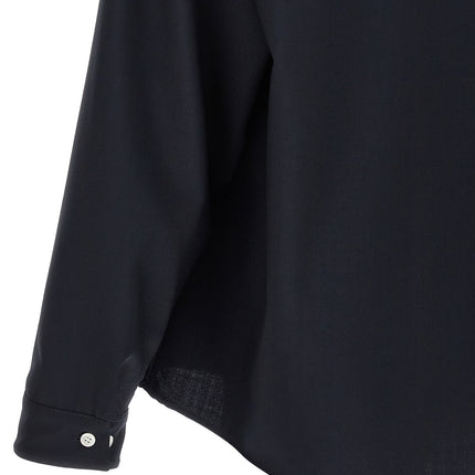 Marni Blue Virgin Wool Blouse