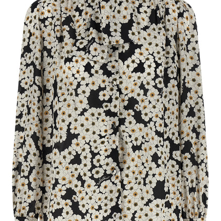 Valentino Garavani Bicolor Silk Blouse