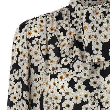 Valentino Garavani Bicolor Silk Blouse