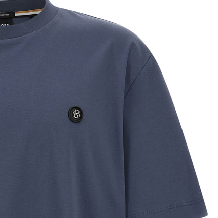Hugo Boss Blue Cotton T-Shirt