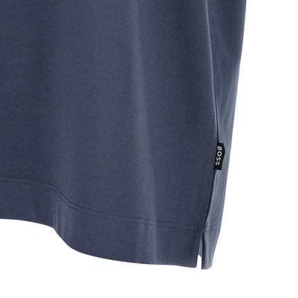Hugo Boss Blue Cotton T-Shirt