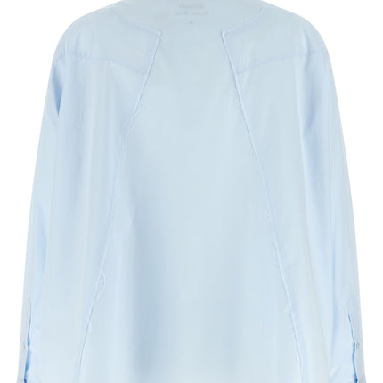 MM6 Maison Margiela Blue Cotton Blouse