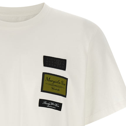 MM6 Maison Margiela White Cotton T-Shirt