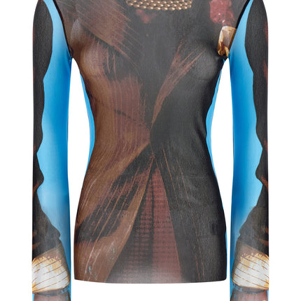 Jean Paul Gaultier Multicolor Polyamide Dress Shirt
