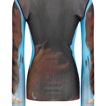 Jean Paul Gaultier Multicolor Polyamide Dress Shirt