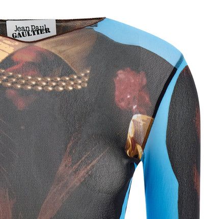 Jean Paul Gaultier Multicolor Polyamide Dress Shirt