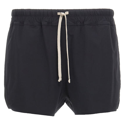 Rick Owens Black Nylon Swim Shorts