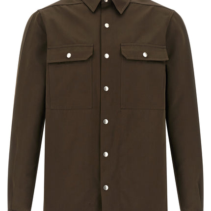 Rick Owens Brown Polyester Blouse