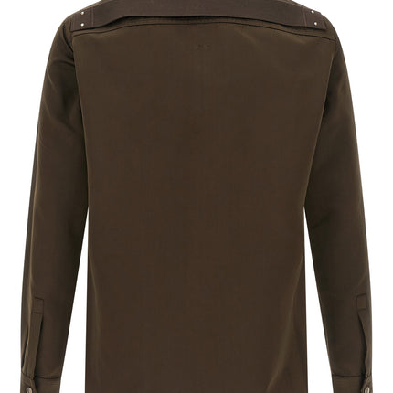 Rick Owens Brown Polyester Blouse