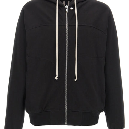 Rick Owens Black Cotton Sweatshirt
