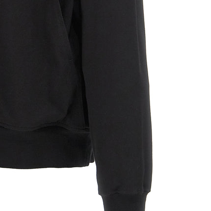 Rick Owens Black Cotton Sweatshirt