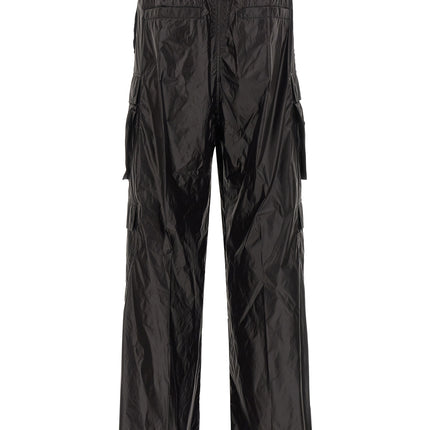 Rick Owens Black Nylon Cargo Pants