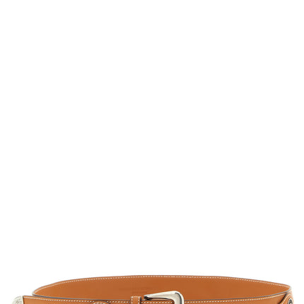 Ermanno Scervino Brown Calfskin Regular Belt