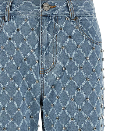 PINKO Blue Cotton Jeans Denim