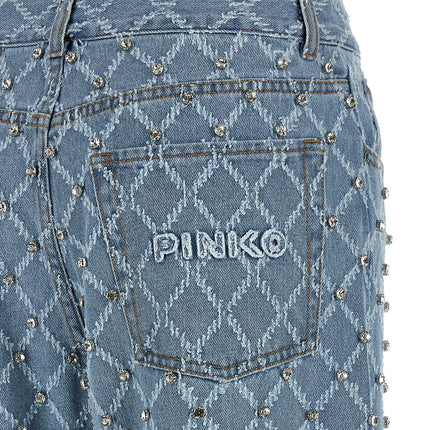 PINKO Blue Cotton Jeans Denim