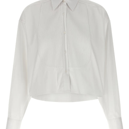 Ermanno Scervino White Cotton Blouse