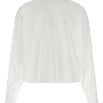 Ermanno Scervino White Cotton Blouse