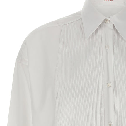 Ermanno Scervino White Cotton Blouse